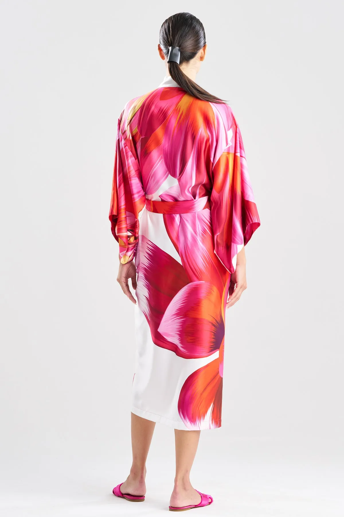 Palau Printed Charmeuse Robe sold by Natori product image thumbnail 3