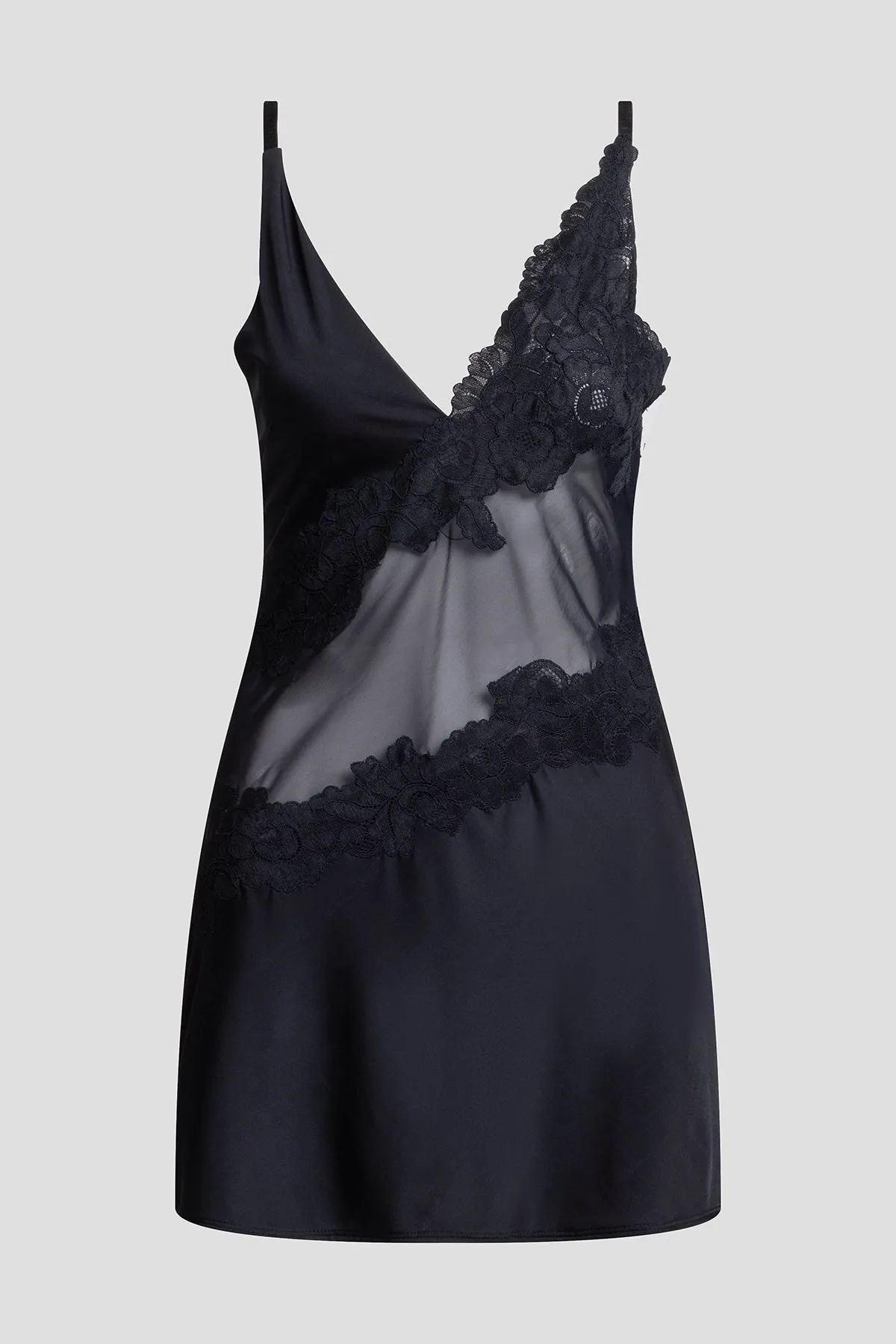 Gisele Mesh Applique Chemise sold by Natori product image thumbnail 4