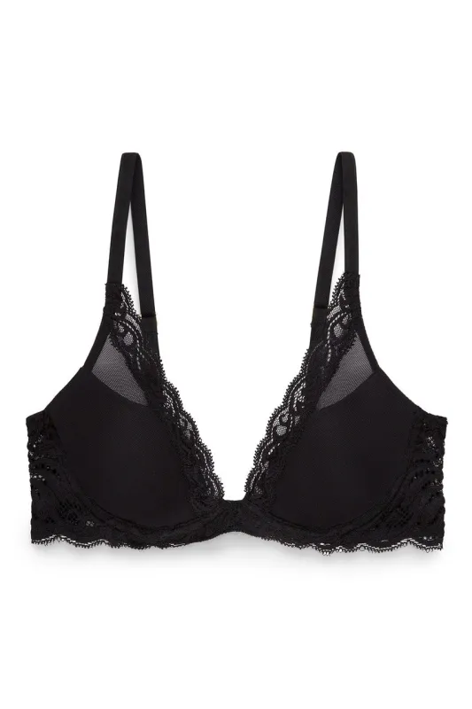 Feathers Plunge T-Shirt Bra sold by Natori