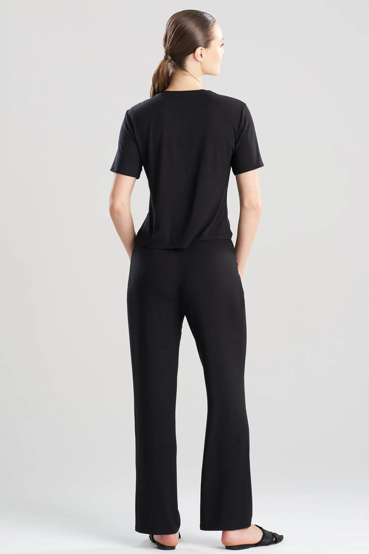 Feathers Essentials Lenzing™ Ecovero™ Viscose Crew Neck PJ sold by Natori product image thumbnail 2