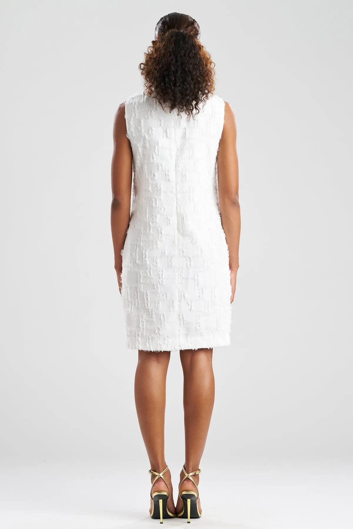 Woven Fil Coupe Jacquard Shift Dress sold by Natori product image thumbnail 2
