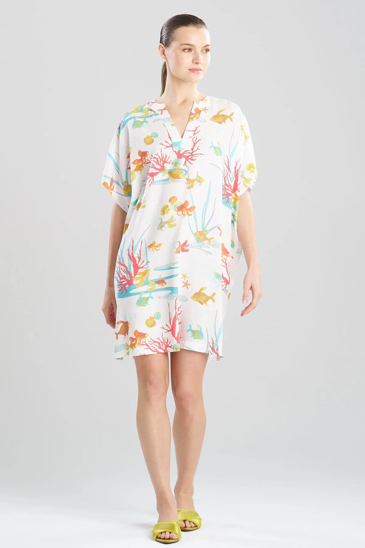 Ocean's Embrace Printed Challis Sleepshirt sold by Natori