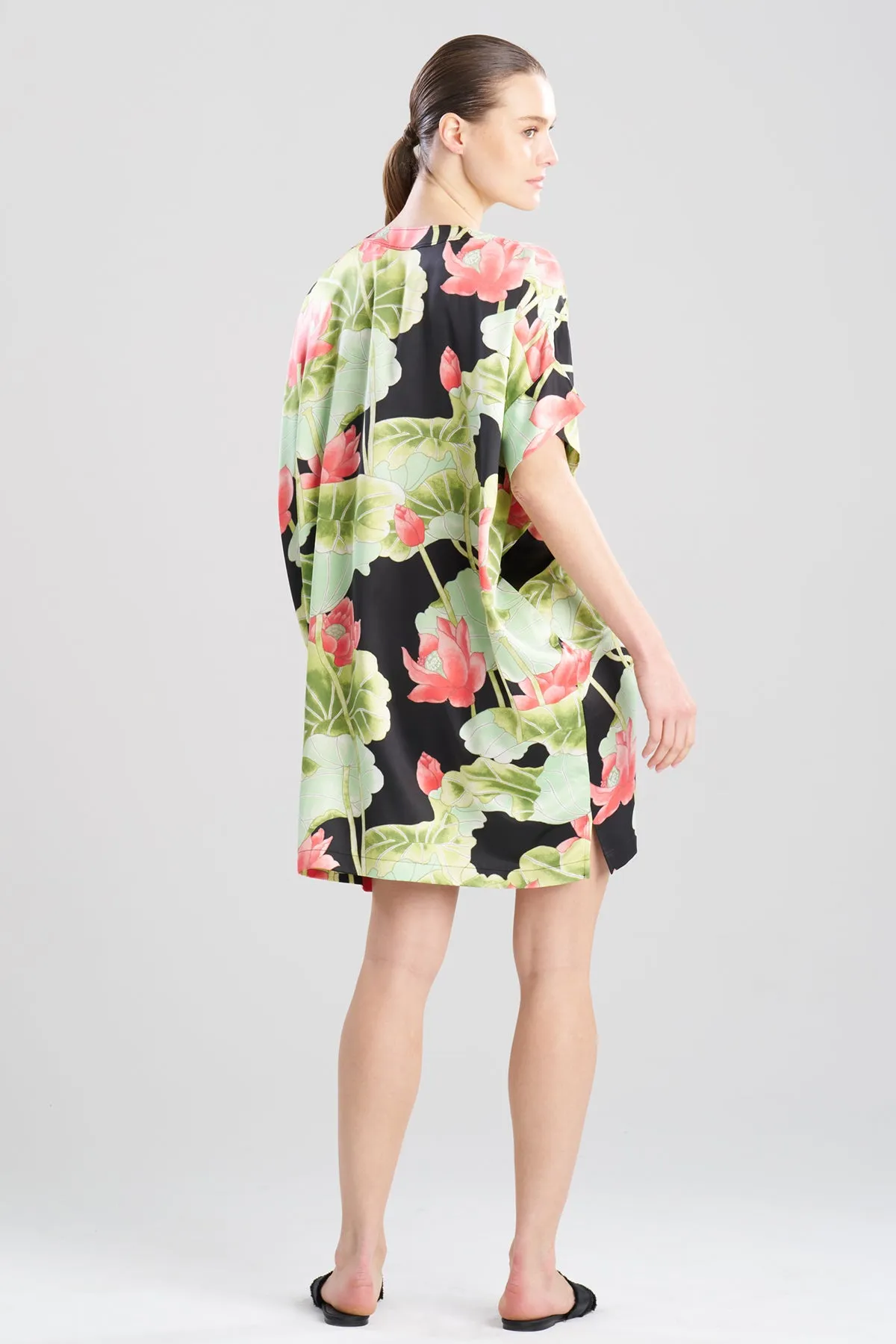 Ascendant Lotus Printed Satin Sleepshirt sold by Natori product image thumbnail 2