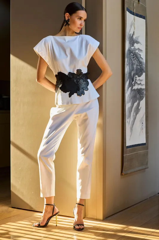 Cotton Chino Top made by Natori