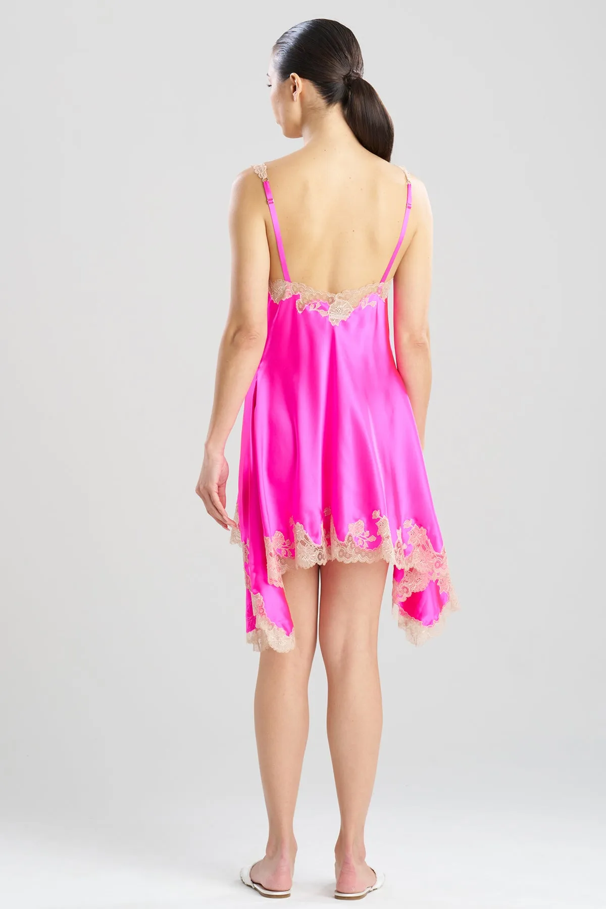 Lolita Lace V-Neck Silk Chemise sold by Natori product image thumbnail 3