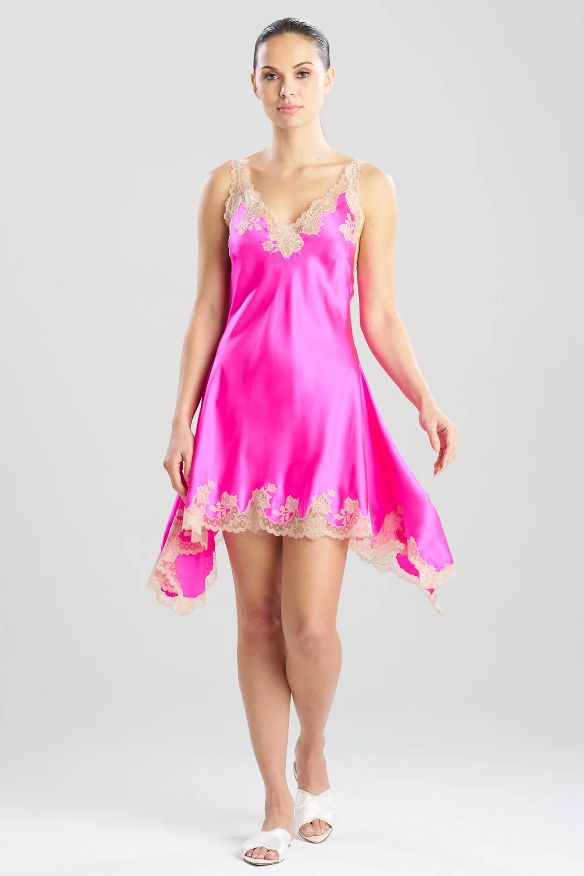 Lolita Lace V-Neck Silk Chemise sold by Natori product image thumbnail 2