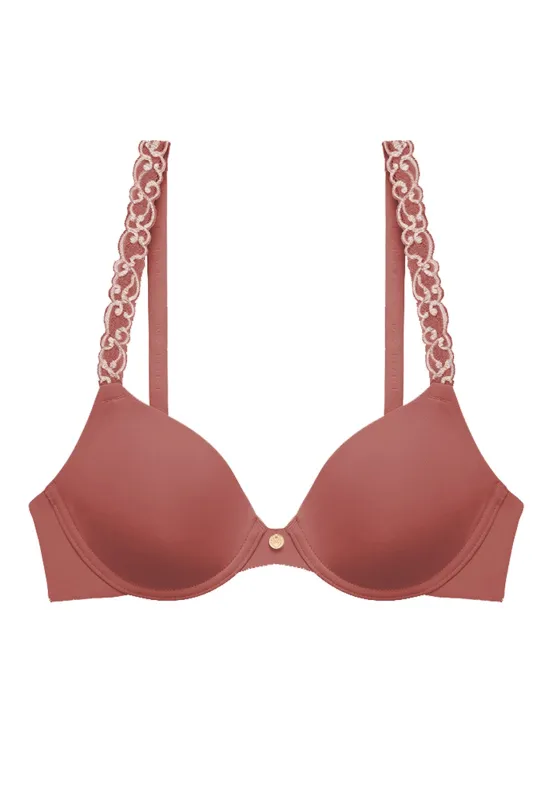 Pure Luxe Custom Coverage Contour Underwire Bra sold by Natori