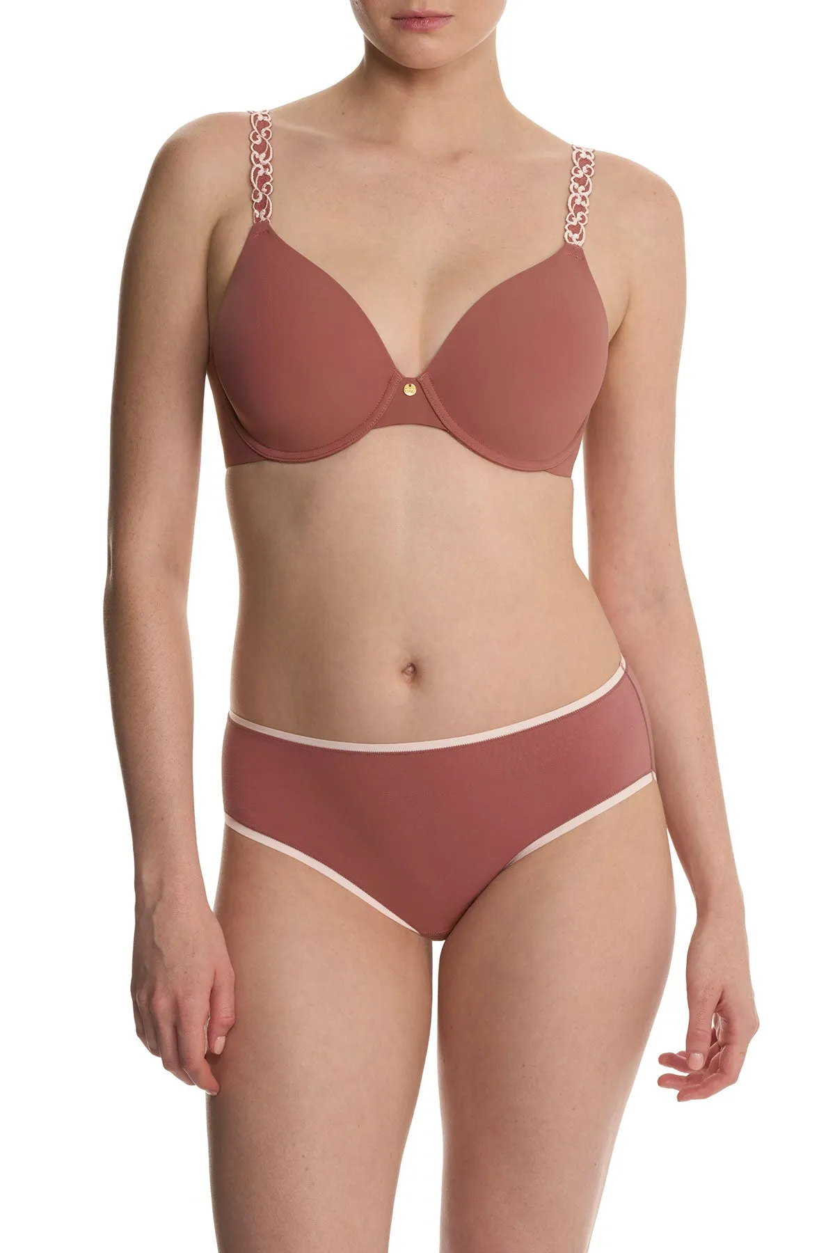 Pure Luxe Custom Coverage Contour Underwire Bra sold by Natori product image thumbnail 5