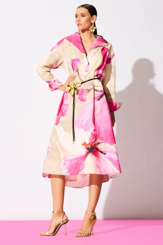 Orchid Cotton Poplin Oversized Pull Over Shirtdress sold by Natori