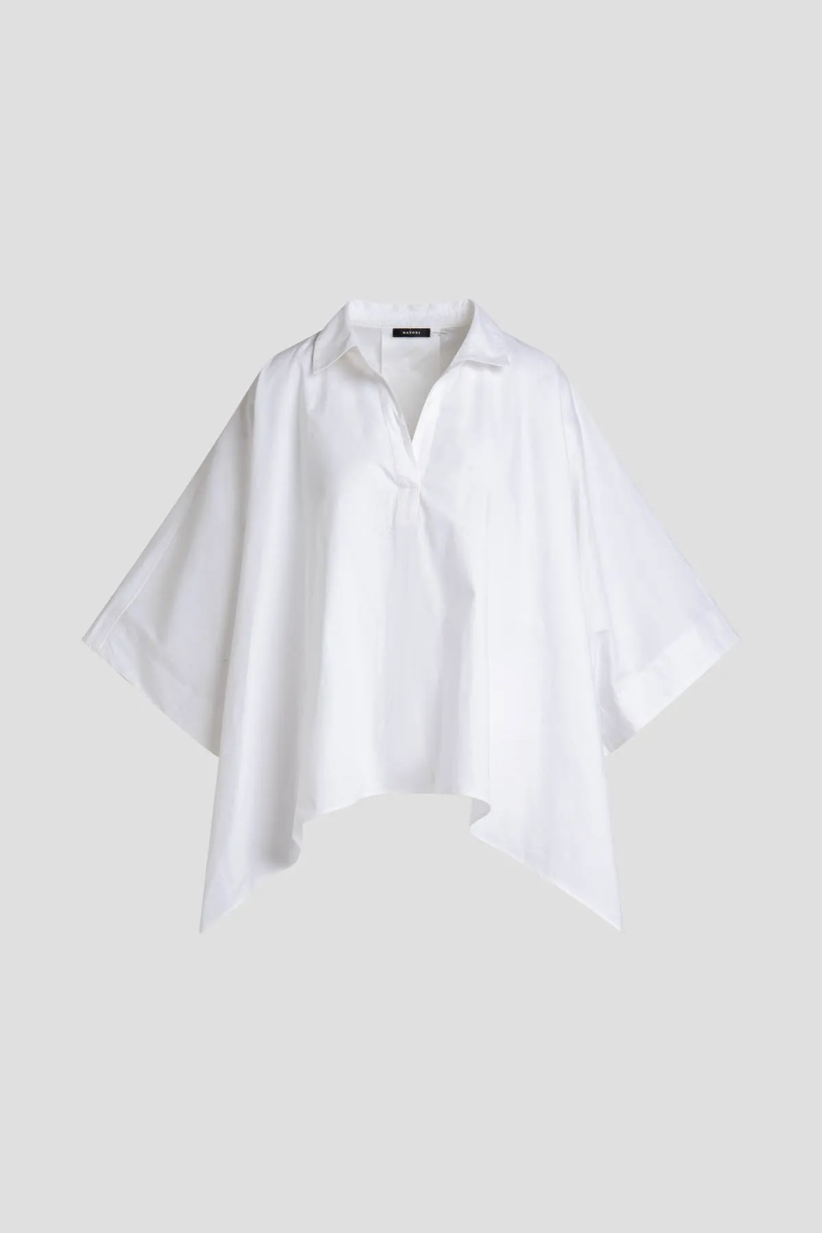 Cotton Poplin Oversized Caftan Shirt sold by Natori product image thumbnail 4