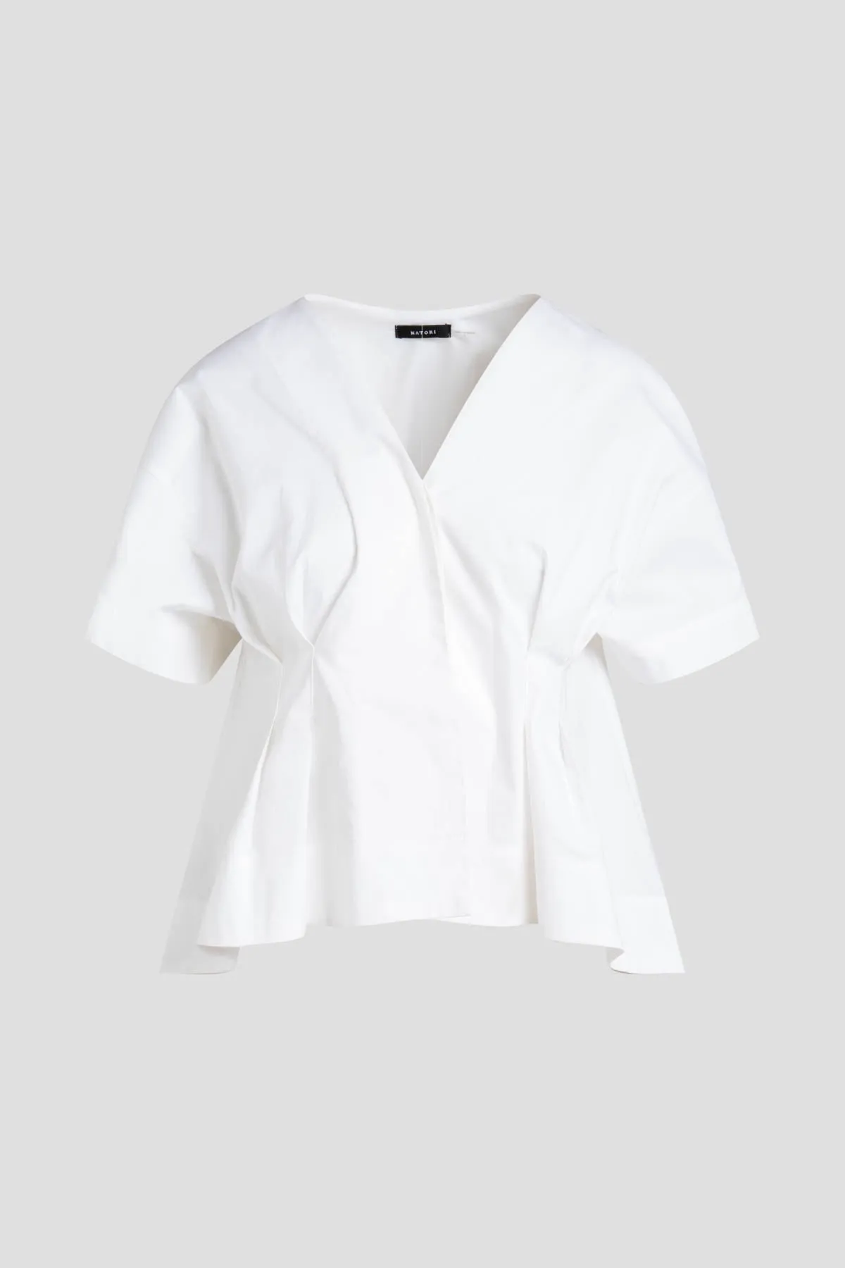 Cotton Poplin Pleated Back Cocoon Shirt sold by Natori product image thumbnail 5