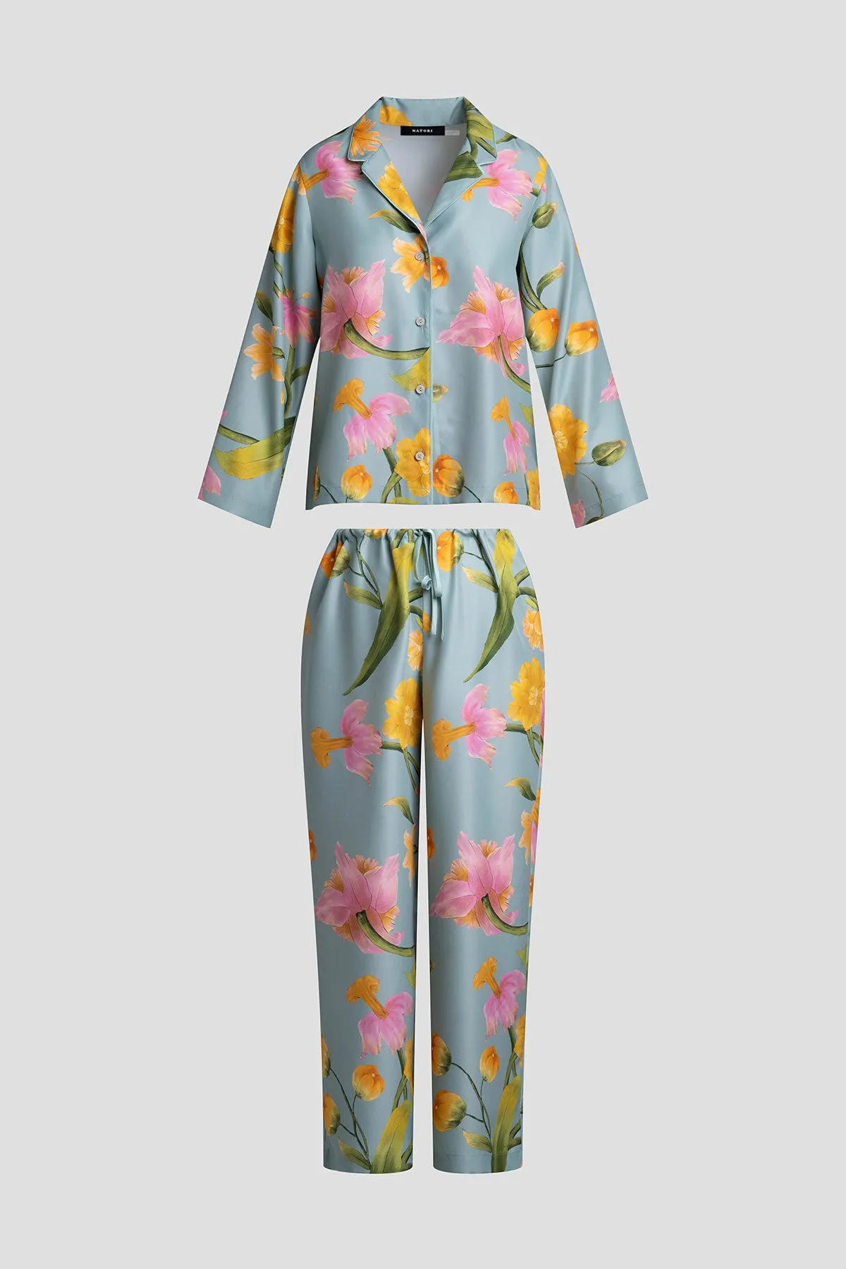 Solene Matte Charmeuse Notch PJ sold by Natori product image thumbnail 4