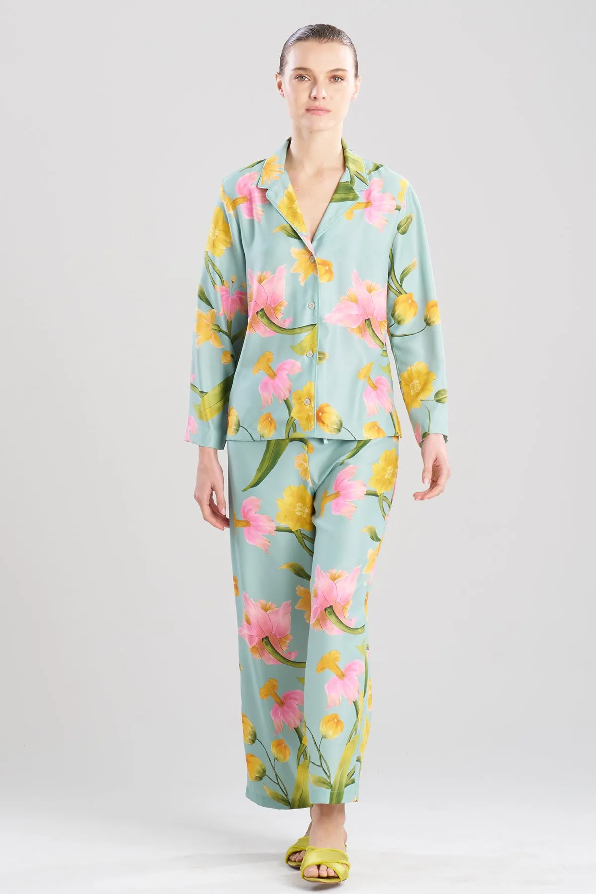 Solene Matte Charmeuse Notch PJ sold by Natori product image thumbnail 2