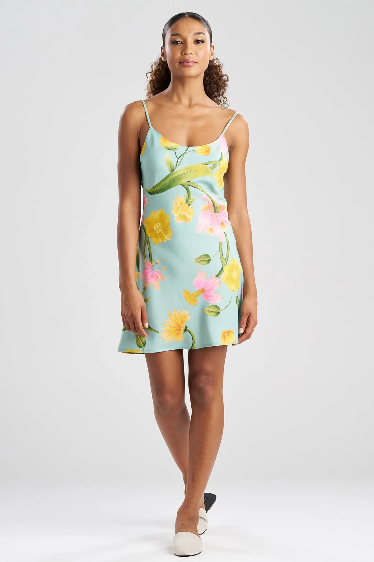 Solene Matte Charmeuse Chemise sold by Natori