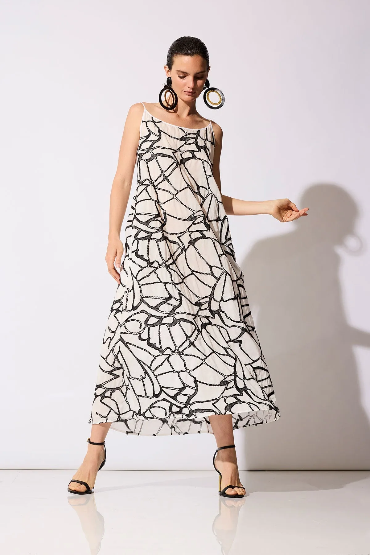 Butterfly Embroidery Sundress sold by Natori product image thumbnail 4