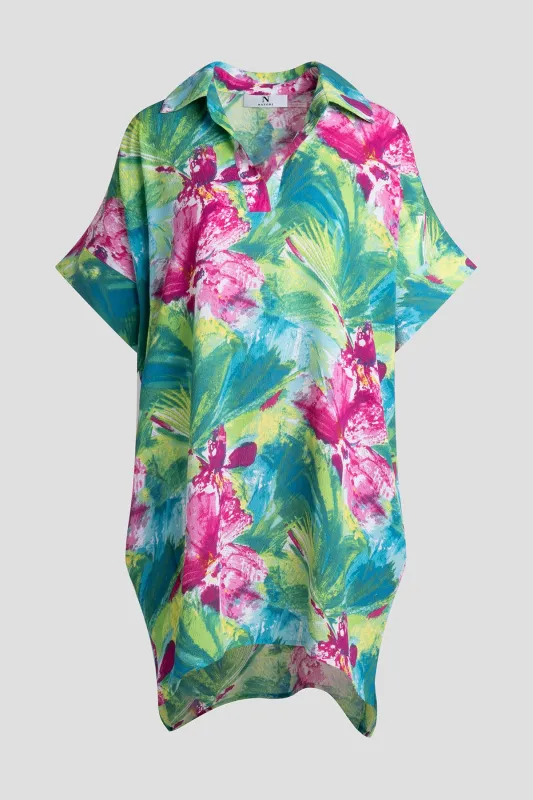 Tropic Crinkle Dolman Shirtdress sold by Natori