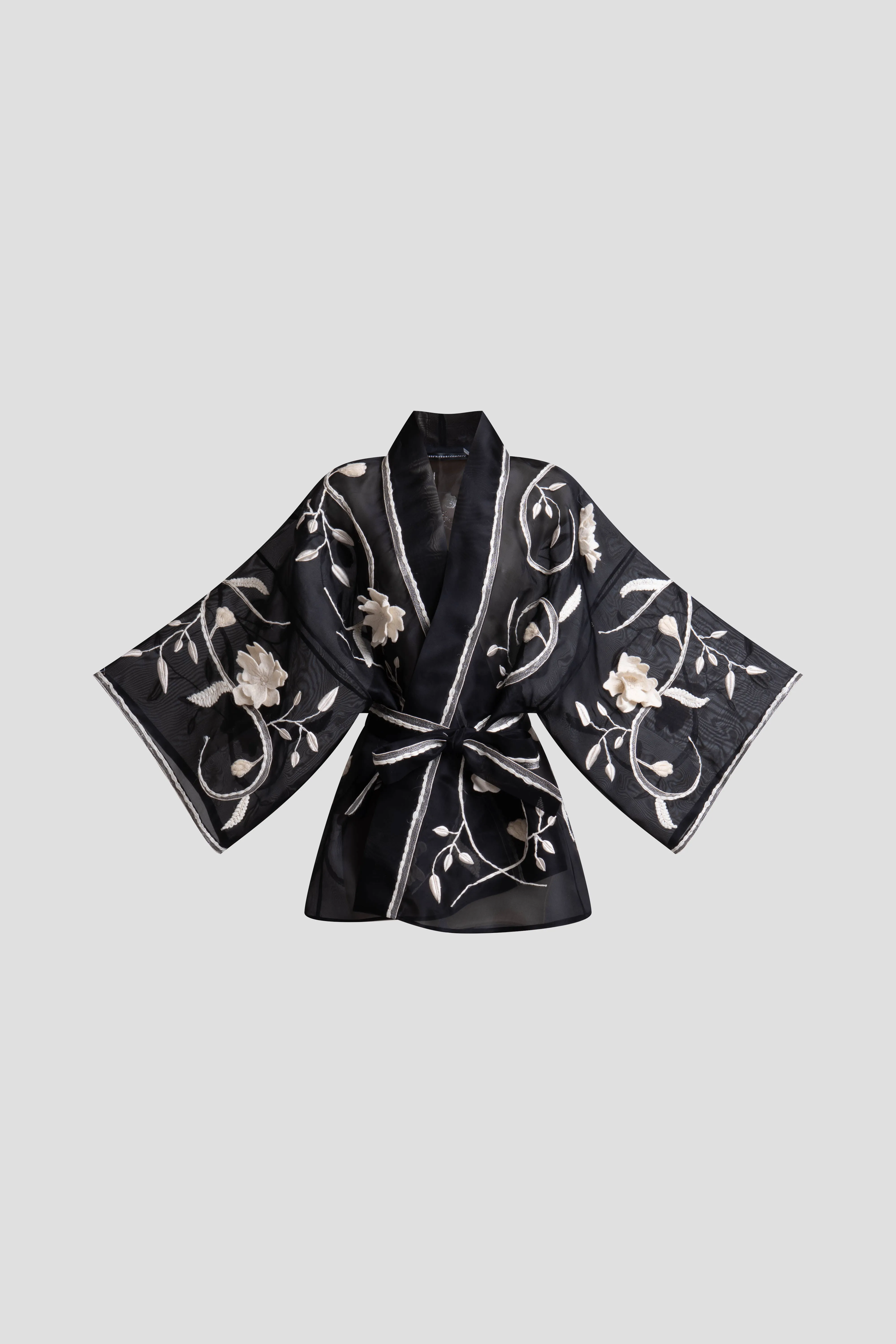 Couture Silk Organza Embellished Jacket sold by Natori product image thumbnail 4
