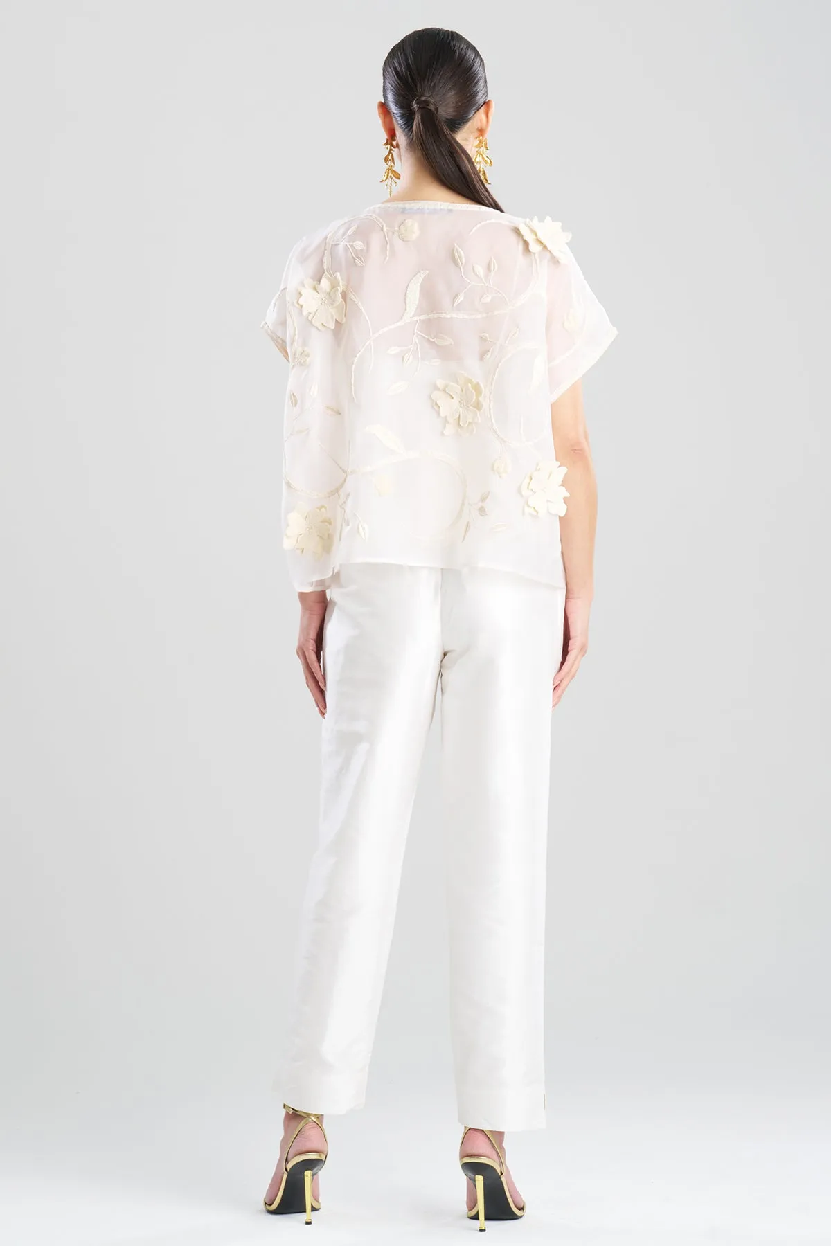 Couture Silk Organza Embellished Top sold by Natori product image thumbnail 2