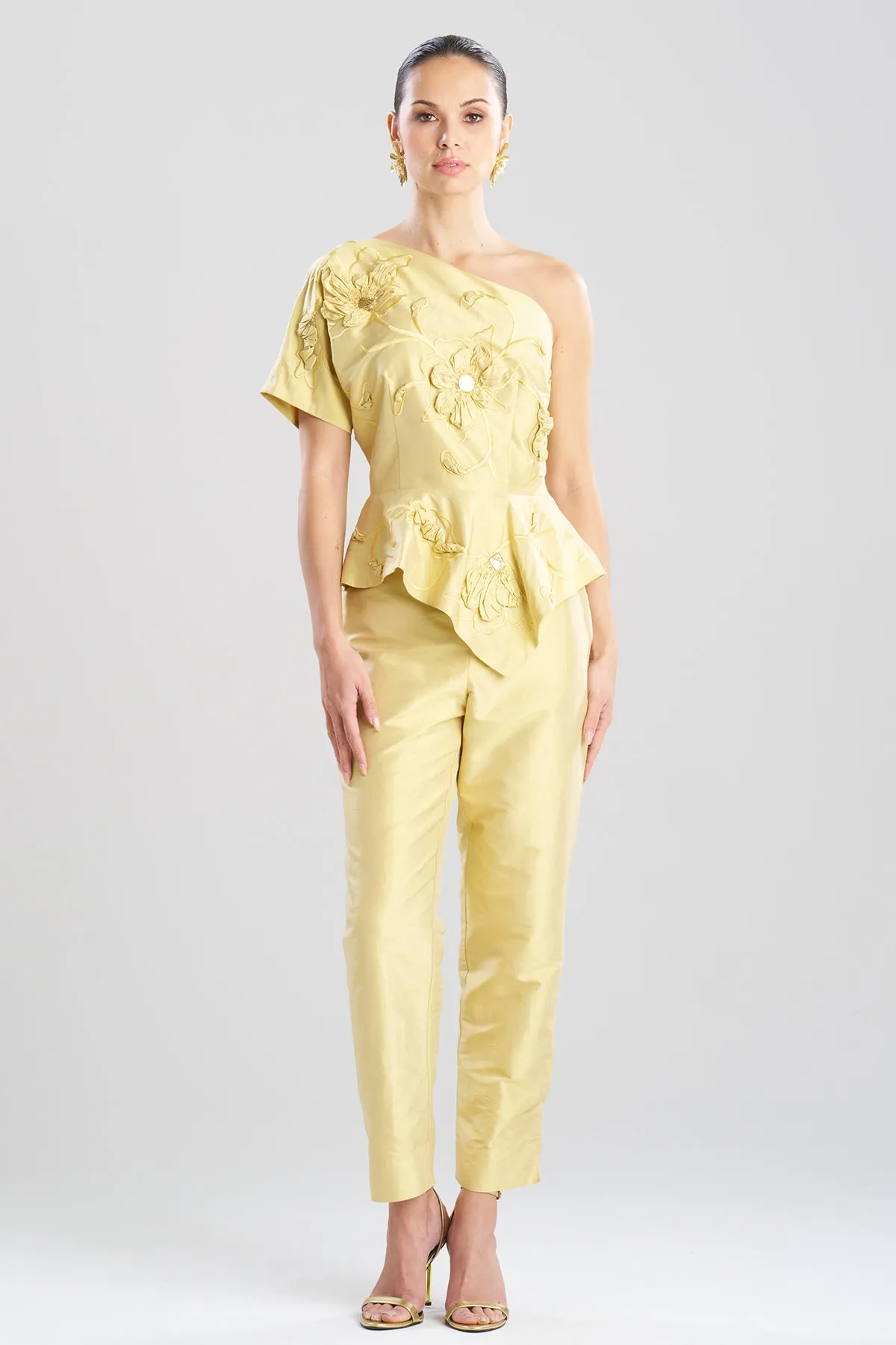 Couture Silk Dupioni Embellished Top sold by Natori product image thumbnail 2