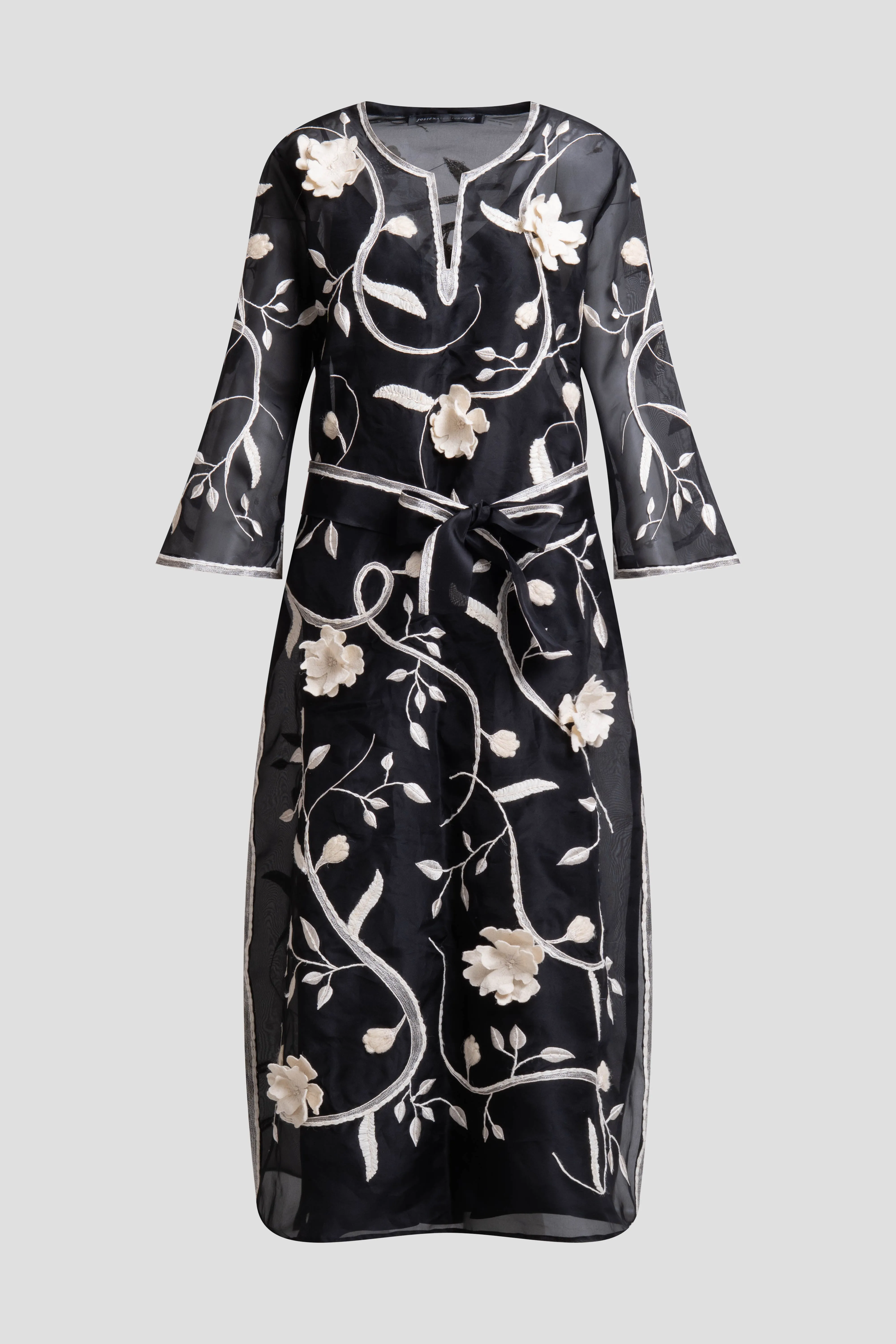 Couture Silk Organza Embellished Caftan sold by Natori product image thumbnail 4