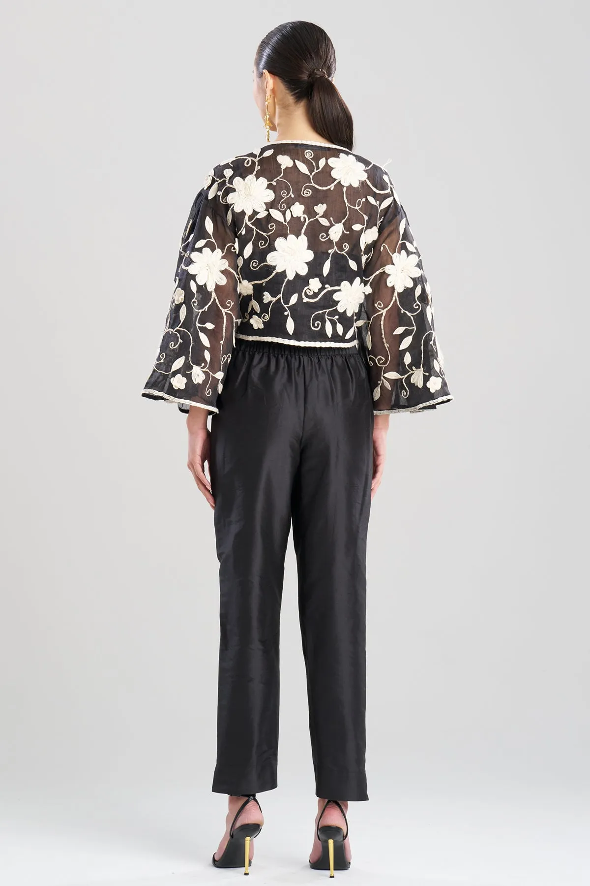 Couture Silk Dupioni Tapered Pants sold by Natori product image thumbnail 2