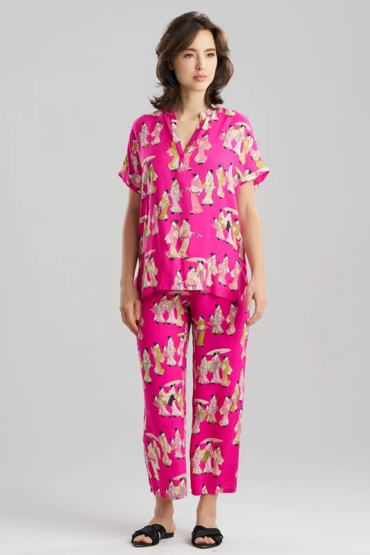 Geisha Challis Mandarin PJ Set made by Natori