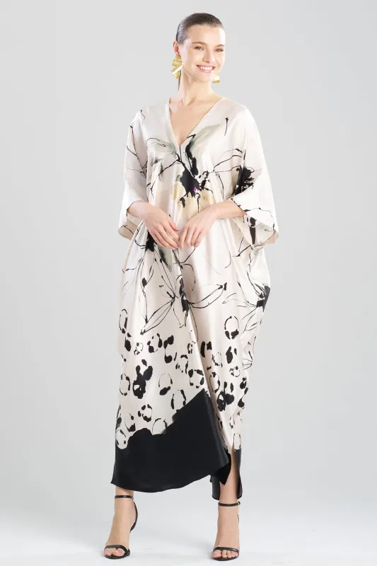 Yumi Silk Caftan sold by Natori