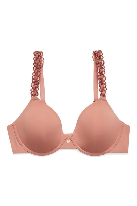 Pure Luxe Custom Coverage Contour Underwire Bra sold by Natori