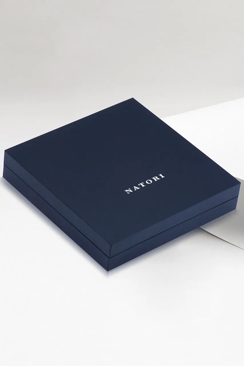 Sakura Midnight Silver Amethyst Ombre Large Pendant Necklace sold by Natori product image thumbnail 4