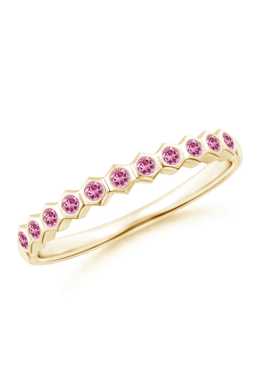 Indochine Bezel-Set Gemstone Ring sold by Natori