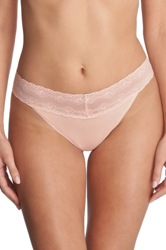 Bliss Perfection One-Size Thong sold by Natori