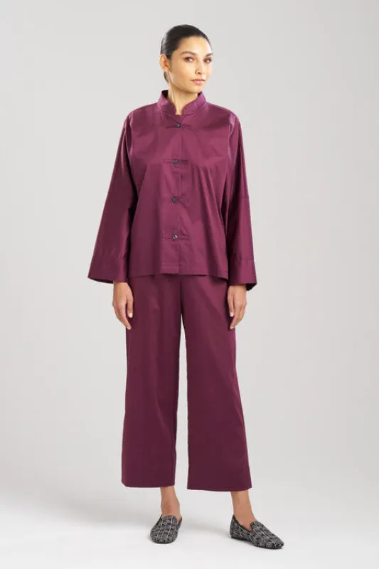 Cotton Sateen Essentials Mandarin PJ sold by Natori