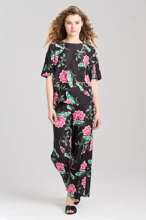 Sarasa Slinky Boat Neck PJ sold by Natori