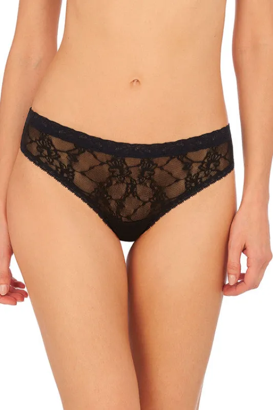 Bliss Allure One-Size Lace Thong sold by Natori