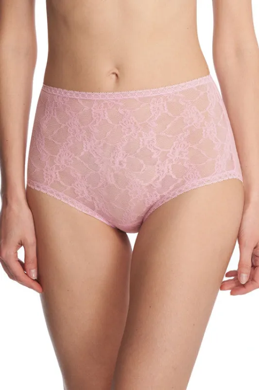 Bliss Allure One-Size Lace Full Brief sold by Natori