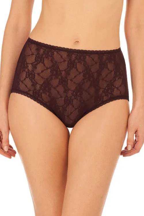 Bliss Allure One-Size Lace Full Brief sold by Natori