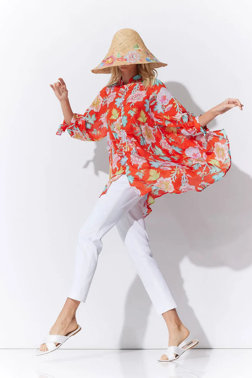 Amanpulo Embroidered Raffia Hat sold by Natori product image thumbnail 5