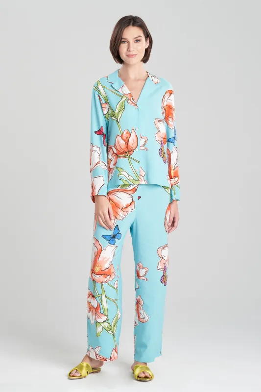 Wild Poppy Notch PJ sold by Natori