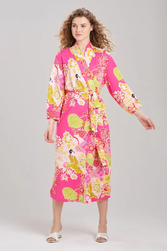 Geisha Garden Knit Robe sold by Natori
