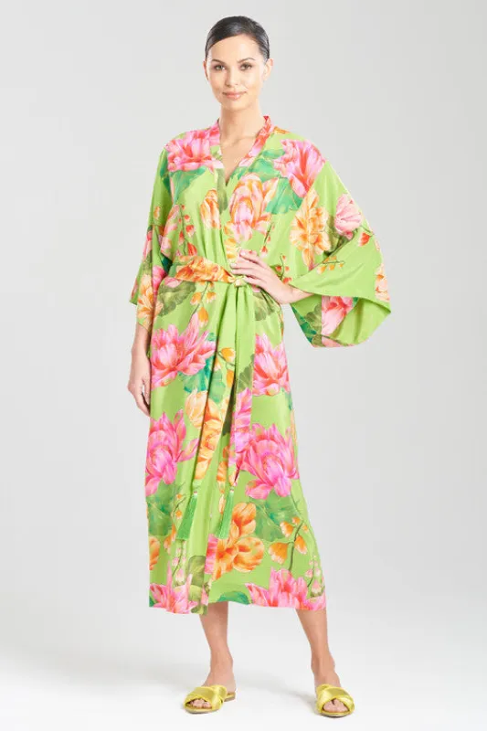 Hanabi Tassel Silk Robe sold by Natori