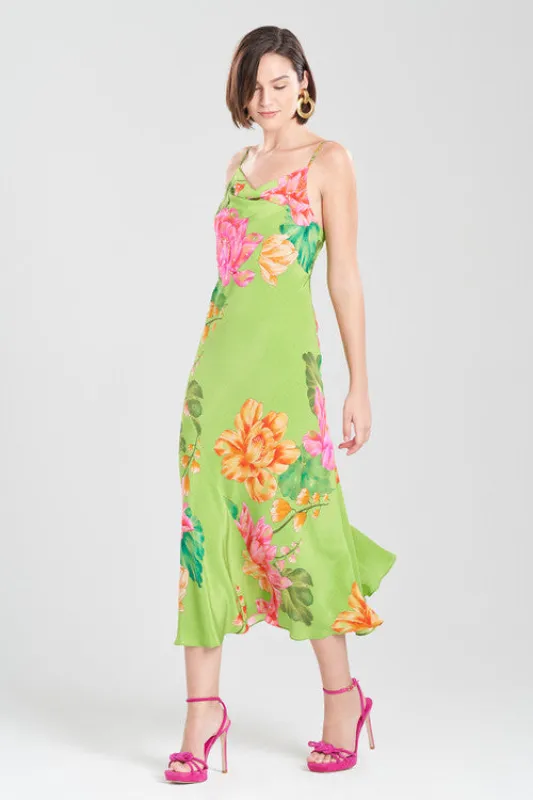 Hanabi Cowl Beaded Silk Slip made by Natori