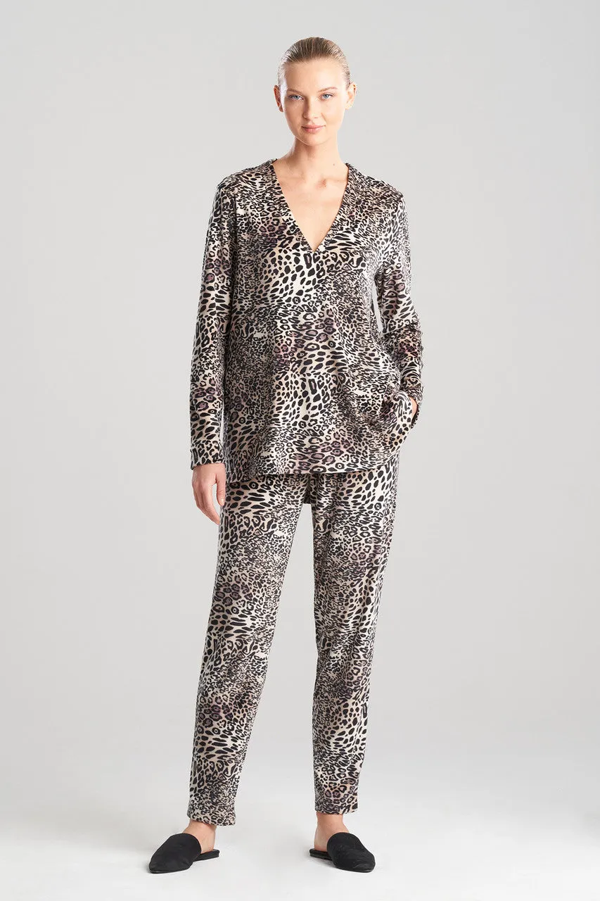 Panther Printed Velour Top sold by Natori product image thumbnail 2