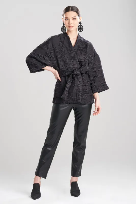 Matelassé Short Kimono Belted Topper made by Natori