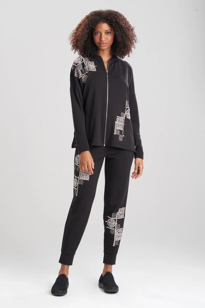 Cocoon Embroidered Infinity Jacket sold by Natori product image thumbnail 3