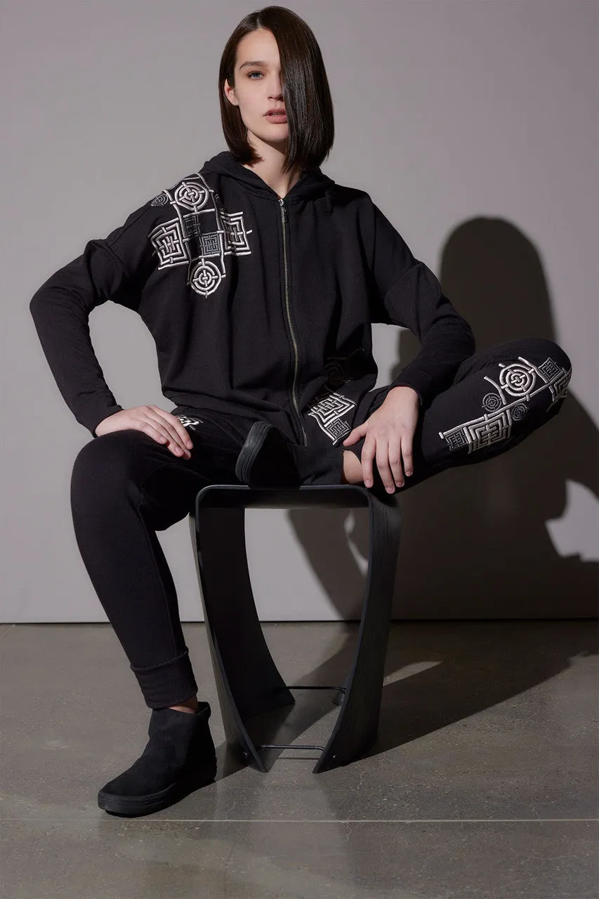 Cocoon Embroidered Infinity Jacket sold by Natori product image thumbnail 2