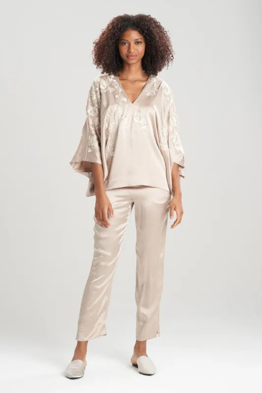 Yasugi Embroidery Silk Top made by Natori