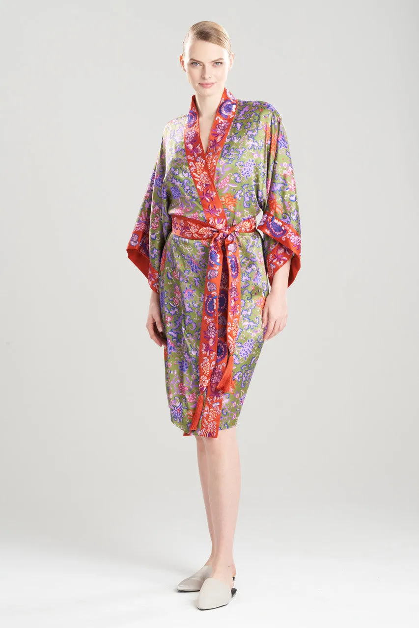 Yasugi Charmeuse Silk Short Robe sold by Natori product image thumbnail 2
