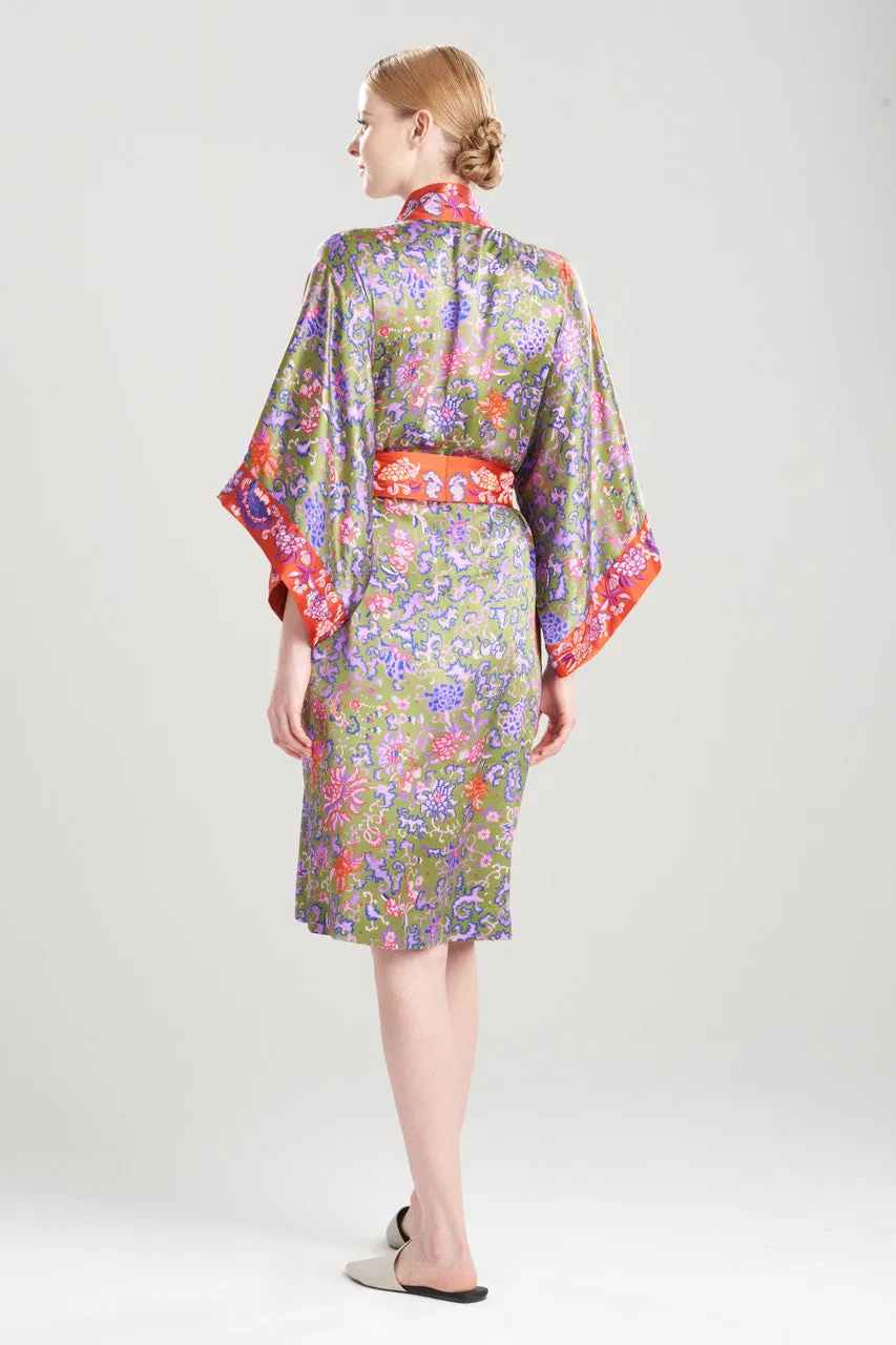 Yasugi Charmeuse Silk Short Robe sold by Natori product image thumbnail 3