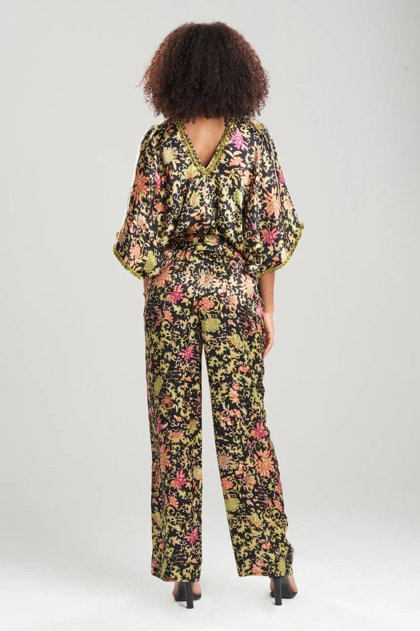 Yasugi Charmeuse Silk Embellished Jumpsuit sold by Natori product image thumbnail 3