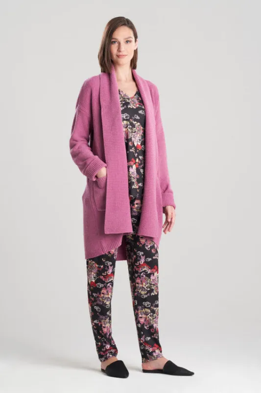 Aura Solid Cardigan sold by Natori